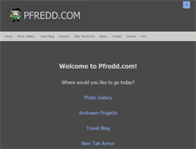 Tablet Screenshot of pfredd.com